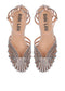 SERABI FLAT SANDALS NUDE