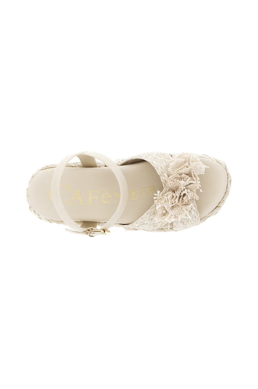 PLATEAU SANDAL CREME BEIGE
