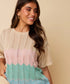 DANI T-SHIRT SAND/ PINK