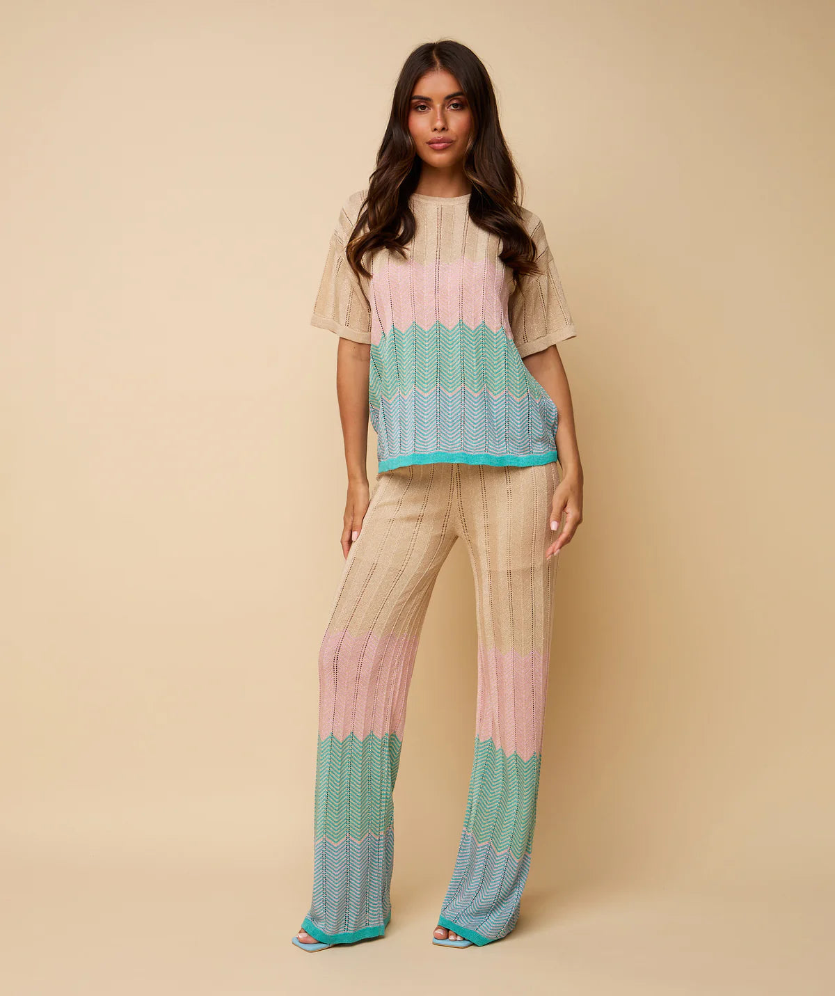 DANI TROUSERS SAND PINK
