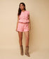 SUMMER GILET ORANGE/PINK
