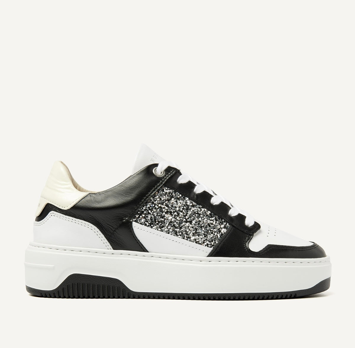 BASKET COURT BLACK GLITTER SNEAKER