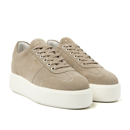 NUBIKK ELISE WING MIST SUEDE SNEAKERS TAUPE