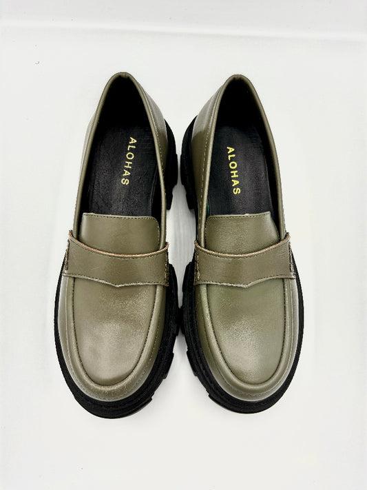 TRAILBLAZER LOAFER OLIVE BLACK