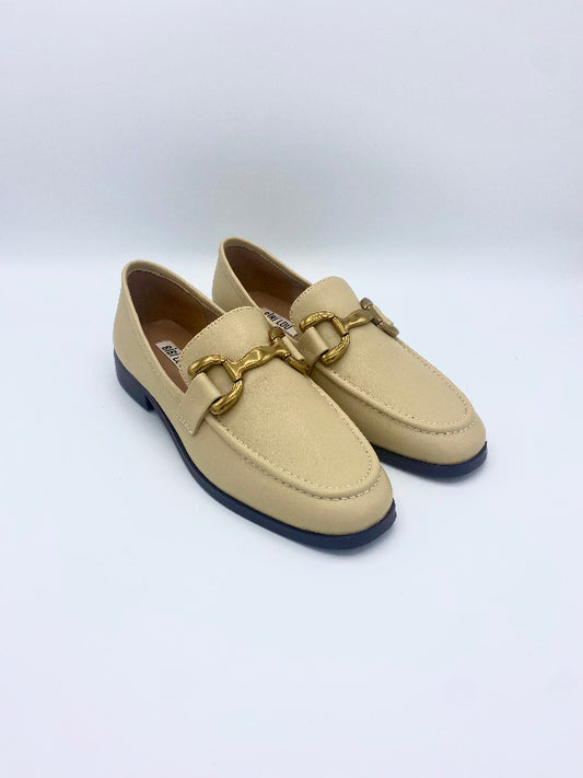 ZAGREB LEATHER LOAFER BEIGE