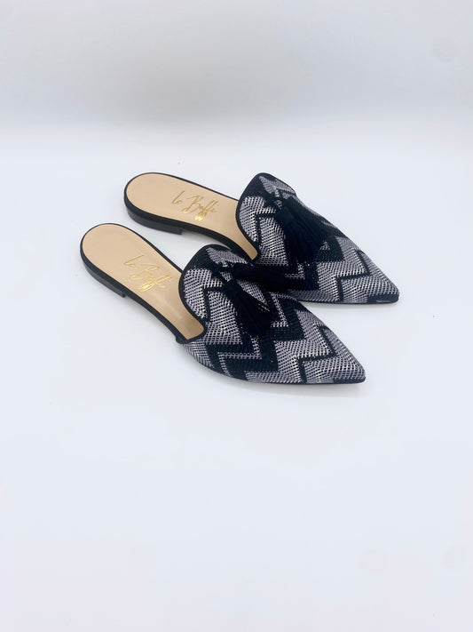 AGATA MULE - SHINY ZIGZAG
