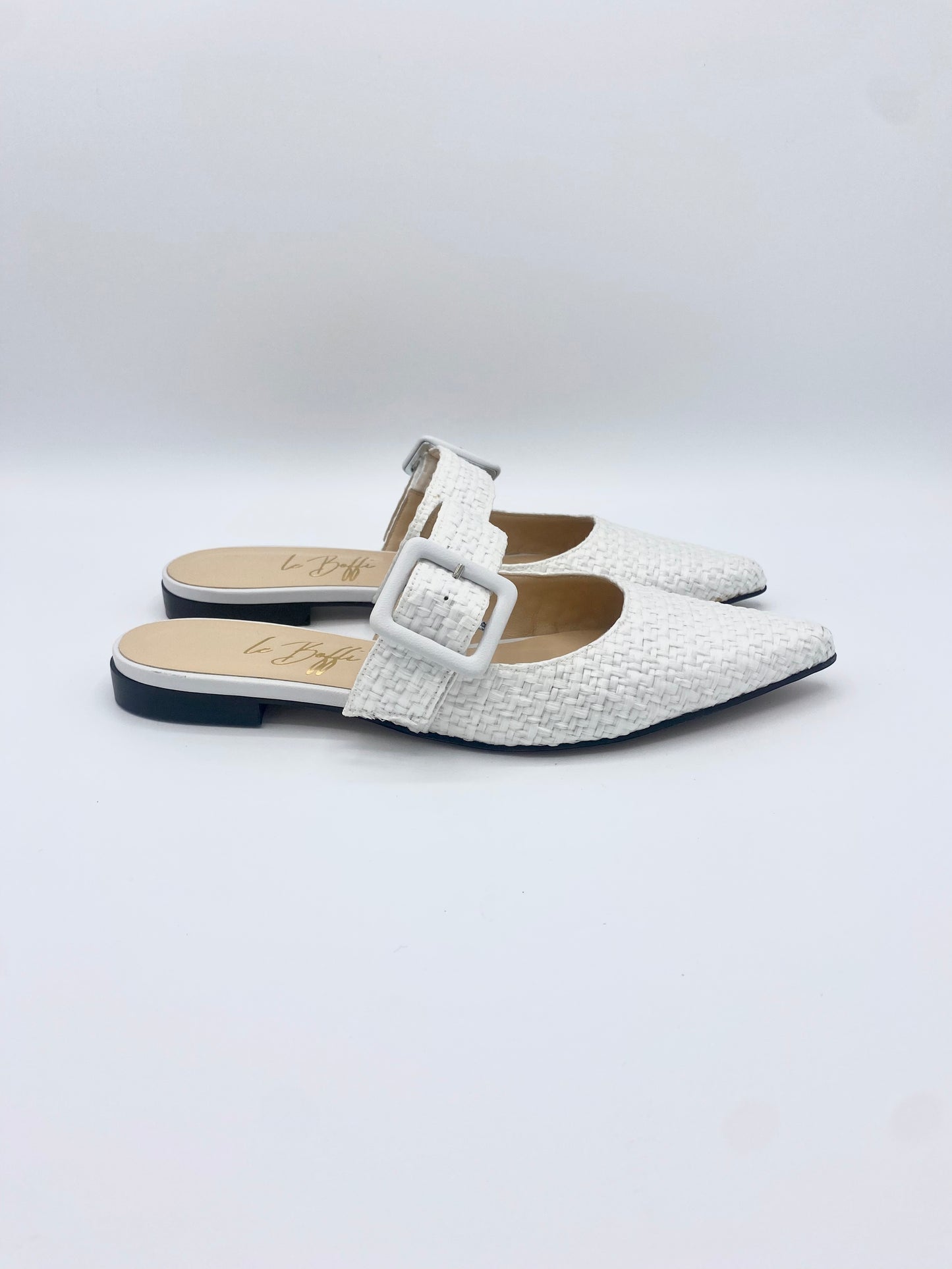 GINEVRA MULE - WHITE