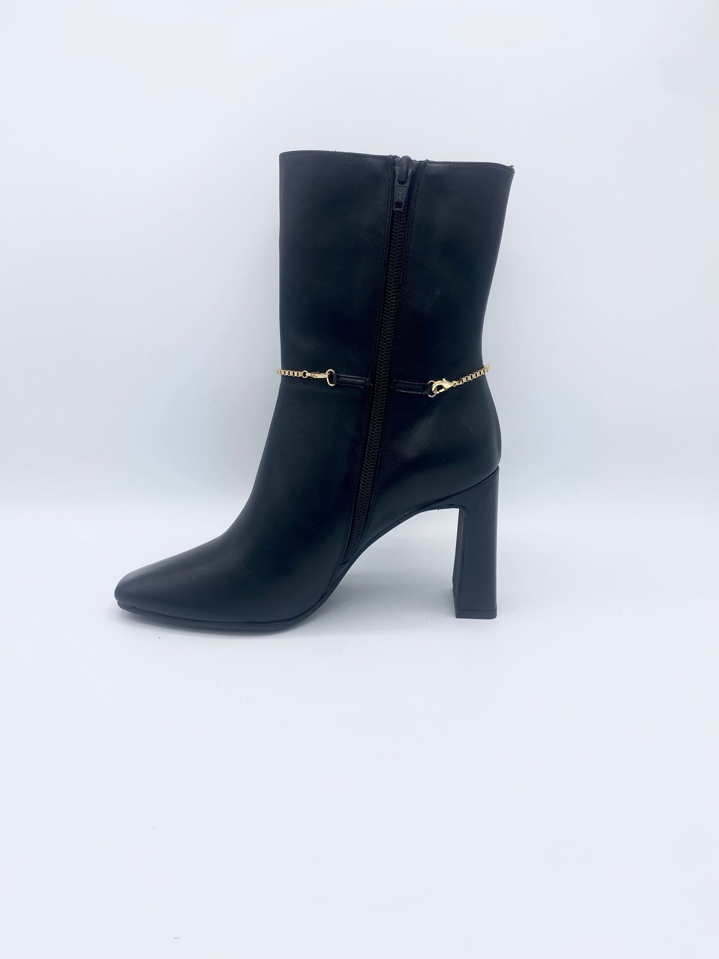 SIMEN ANKLE BOOT BLACK CHAIN