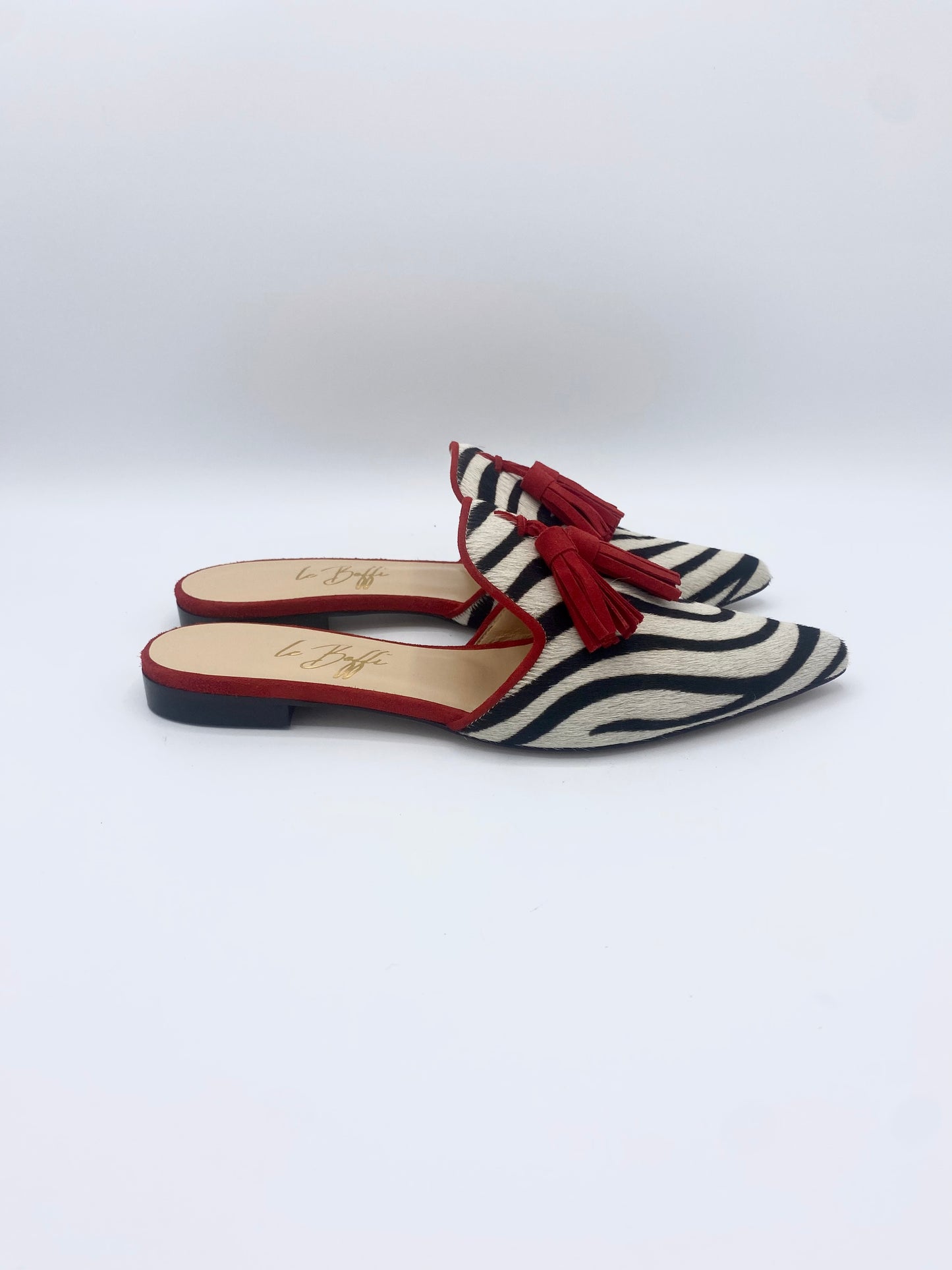 AGATA MULE - RED ZEBRA