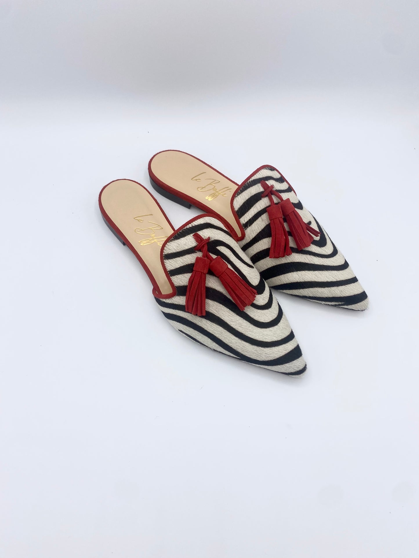 AGATA MULE - RED ZEBRA