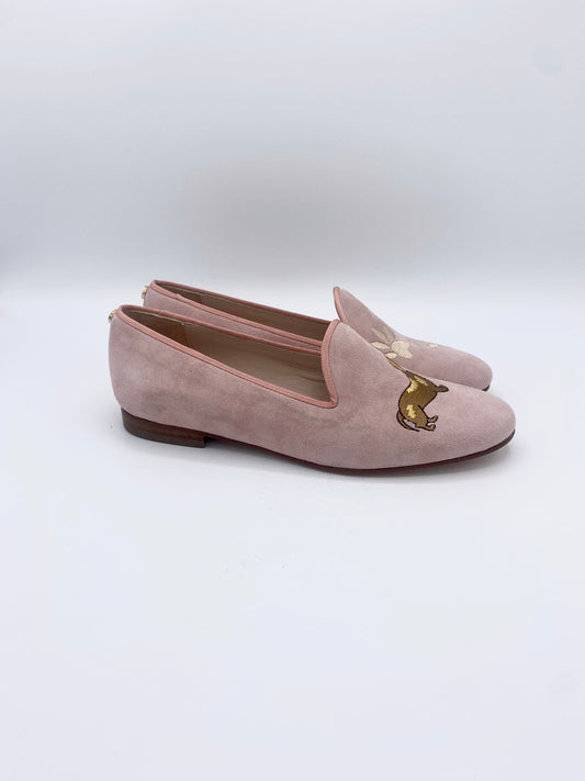 DOG LOAFER SUEDE ROSÉ