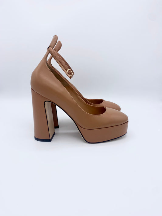 NORTHER PLATEAU HEEL NUDE