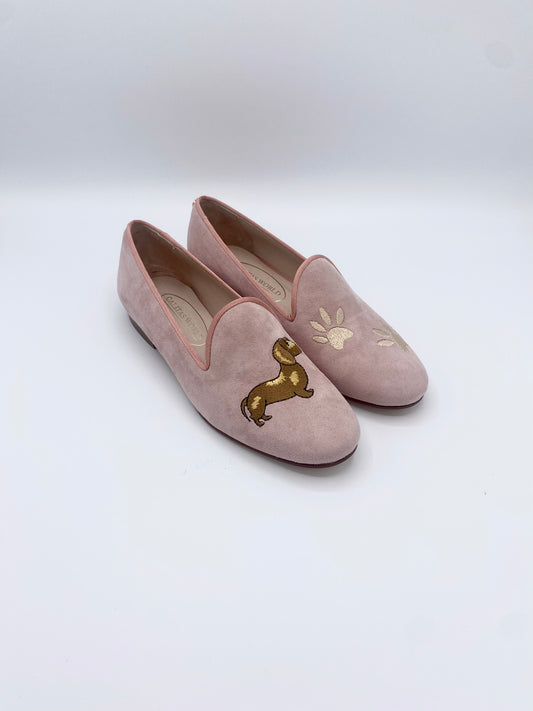 DOG LOAFER SUEDE ROSÉ