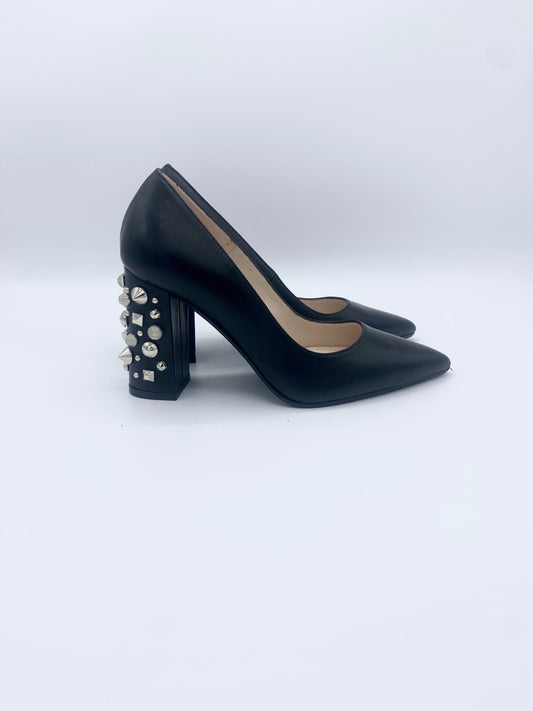 SIRVI PUMPS BLACK STUDS