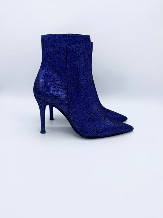 SOISA ANKLE BOOT BLUE METALLIC