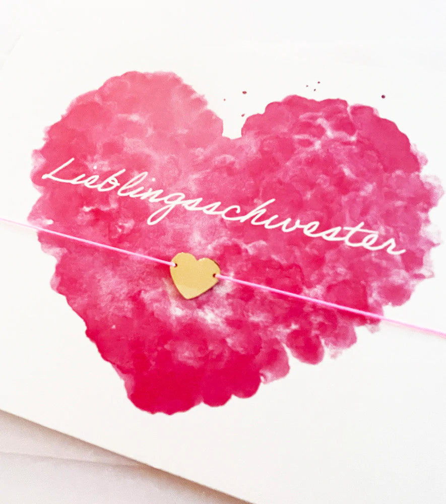 BRACELET-CARD: LIEBLINGSSCHWESTER