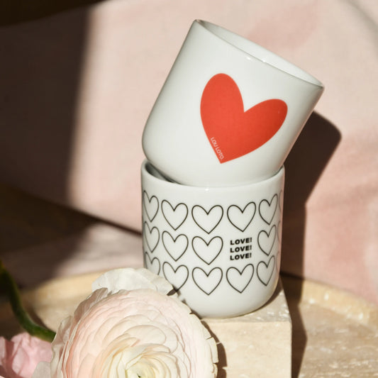 PORCELAIN CUP HEART