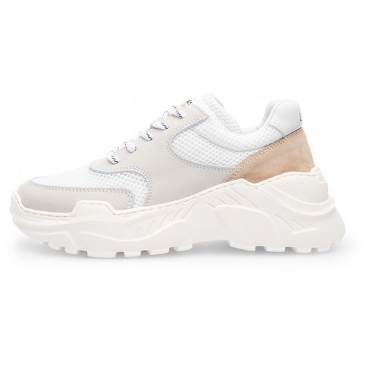 SPRINT MESH WHITE CHUNKY SNEAKER