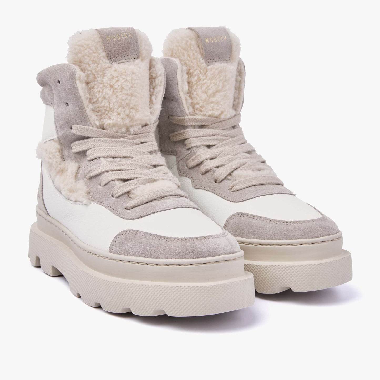 MONRO MACY FUR HIGH-TOP SNEAKER