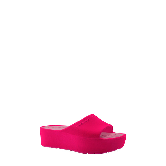 VELANIE SLIDES NEON PINK