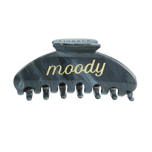 MOODY HAIR CLIP IN DARK MARBLE