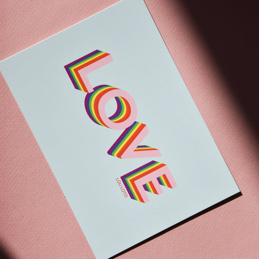 POSTKARTE LOVE