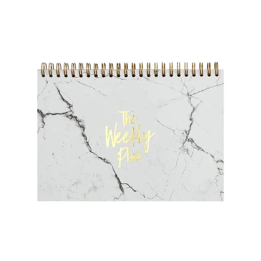 WEEKLY PLAN NOTEBOOK - MARBLE A5