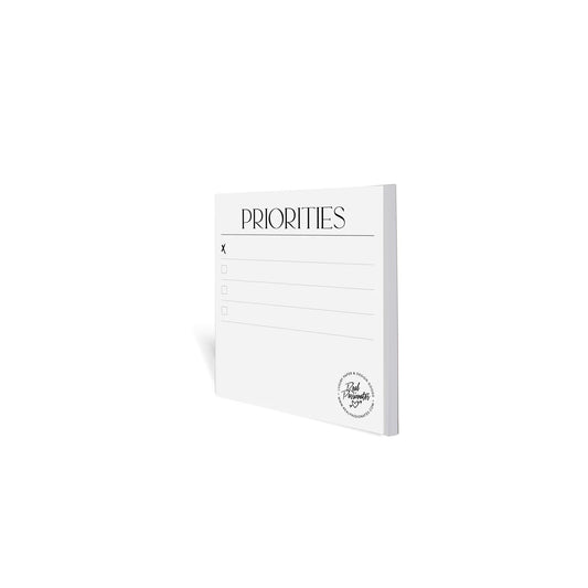 PRIORITIES STICKY NOTES XL