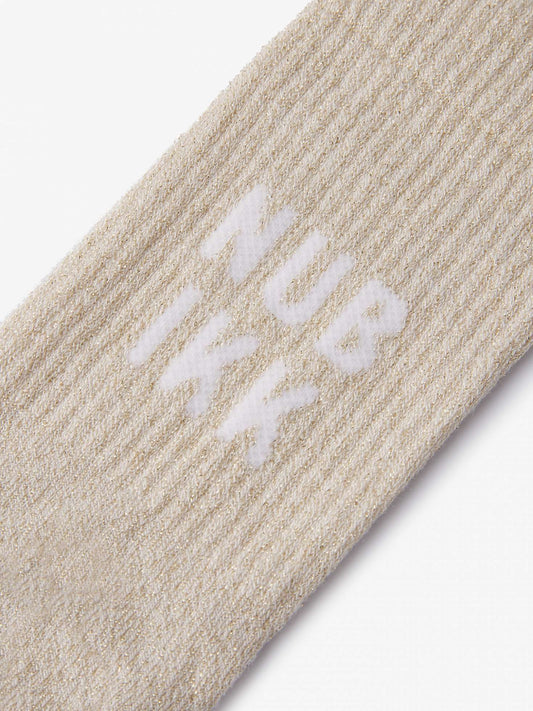 NOVA SOCKS BEIGE GLITTER