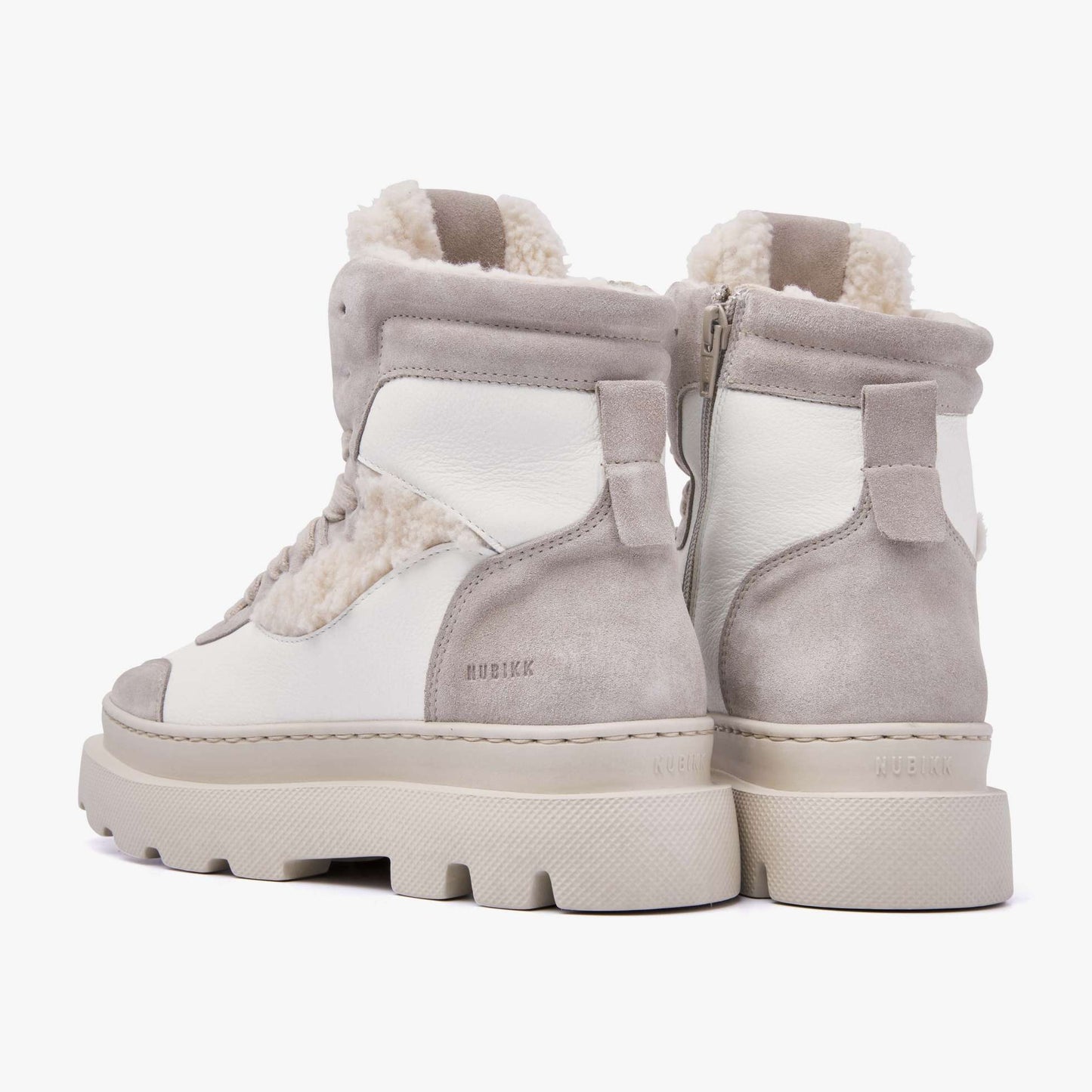 MONRO MACY FUR HIGH-TOP SNEAKER