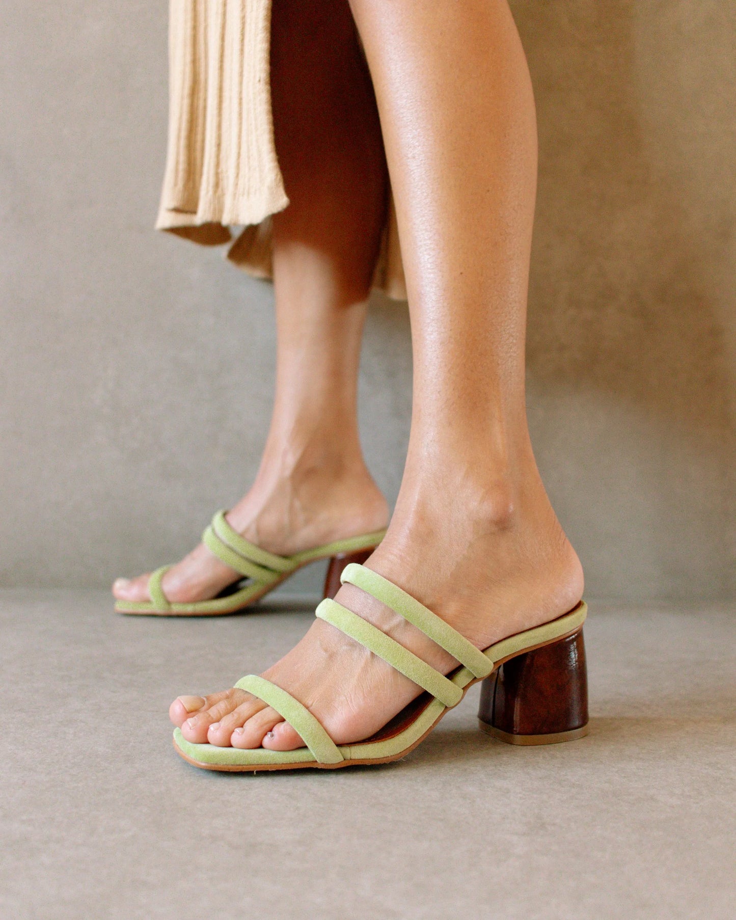 INDIANA MINT SUEDE SANDAL