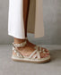 BUCKLE UP IVORY LEATHER SANDAL